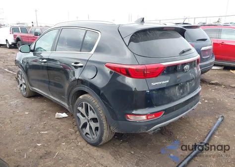2017 Kia Sportage Sx Turbo из США, поврежденный, VIN KNDPRCA67H7208615